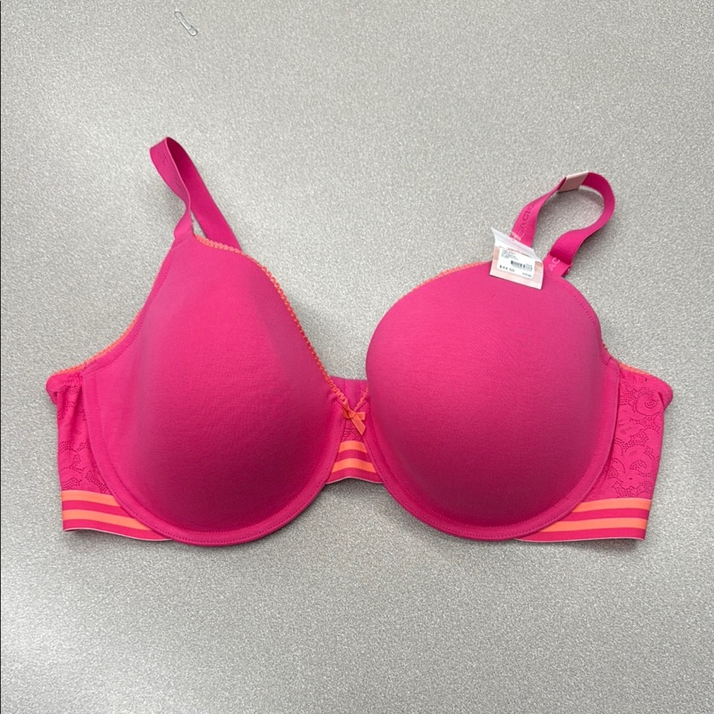 Lane Bryant Pink T-Shirt Bra with Molded Cups